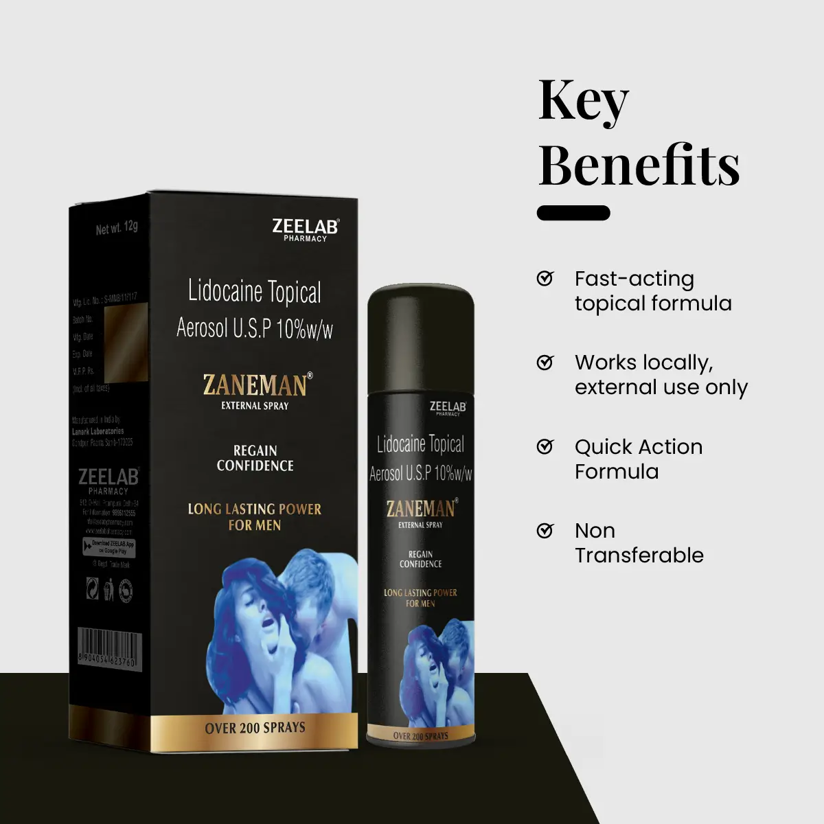 ZANEMAN Delay Spray For Men